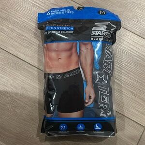 NWT Starter Essential Cotton Stretch Boxer Briefs 4-Pack